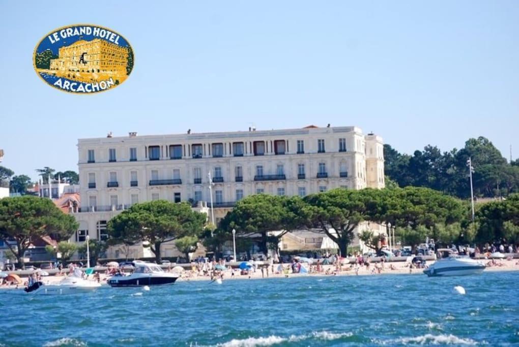 Grand Hotel - Magnifique Appartement Bord De Plage Centrale Αρασόν Εξωτερικό φωτογραφία